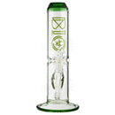 12 Bio 65Mm Straight Bong Green Bongs & Waterpipes