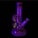 9 Bio Three Marble Bubble Bottom - Red W/ Illuminati Bongs & Waterpipes