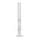 Pure Glass 18 50Mmx5Mm 10 Arm Single Tree Perc 3D Etch Straight Bong Frost Bongs & Waterpipes