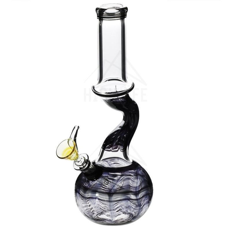 10 32Mm Bend Bong With A Slide Black Bongs & Waterpipes