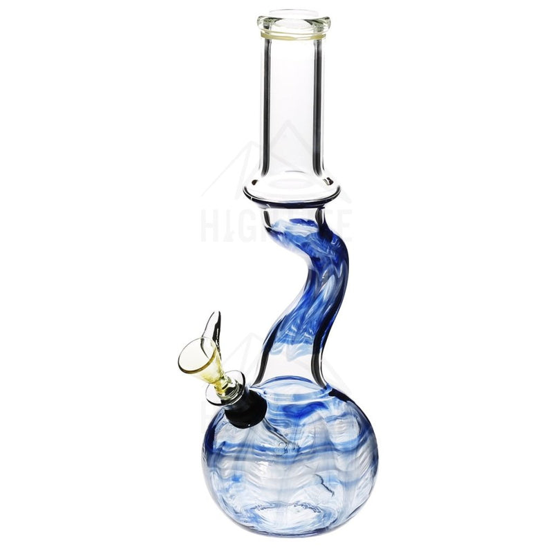 10 32Mm Bend Bong With A Slide Blue Bongs & Waterpipes