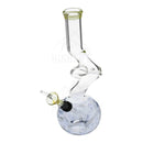 10 32Mm Two Elbow Bong With A Slide Blue Bongs & Waterpipes