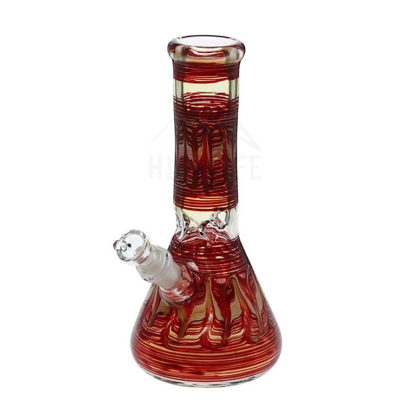 10 Beaker Bong - Red Rake Bongs & Waterpipes