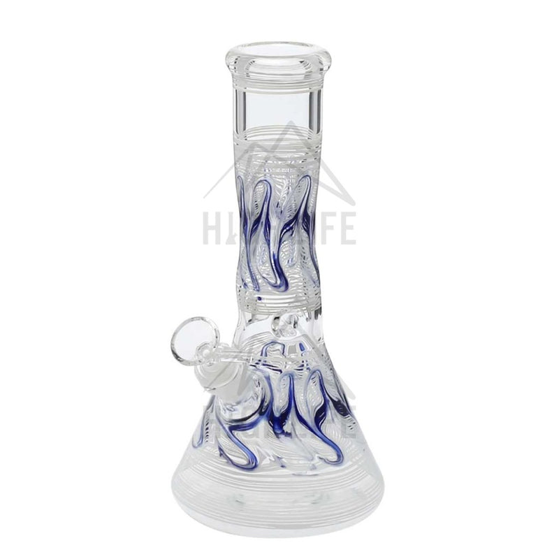 10 Beaker Bong - White Rake Bongs & Waterpipes