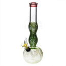 10 Double Bulge Bong With A Slide Green Bongs & Waterpipes