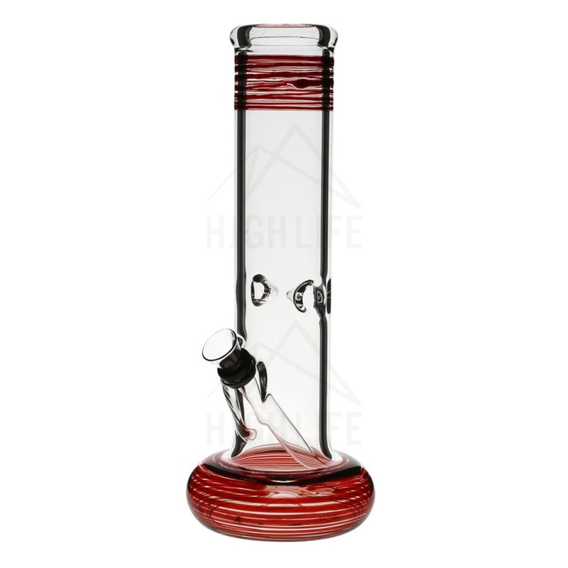 10 Hollowfoot Bong With A Slide Red Bongs & Waterpipes