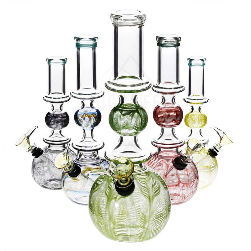 10 Ring Bubble Bong With A Slide Bongs & Waterpipes