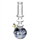 10 Three Ring Bong With A Slide Black Bongs & Waterpipes