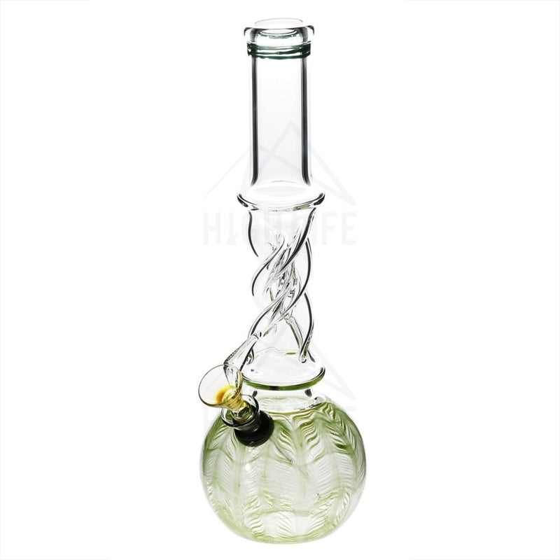 10 Twist Bong With A Slide Green Bongs & Waterpipes