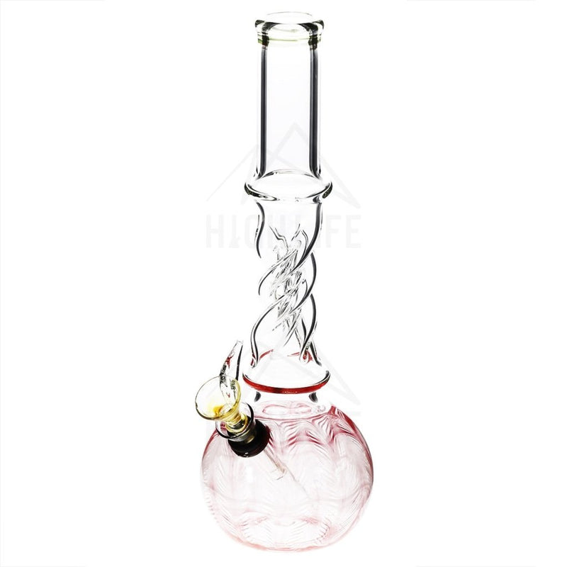 10 Twist Bong With A Slide Red Bongs & Waterpipes