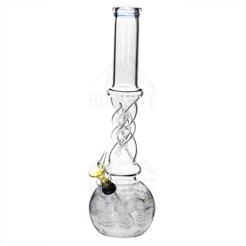 12 38Mm Twist Bong With A Slide Black Bongs & Waterpipes