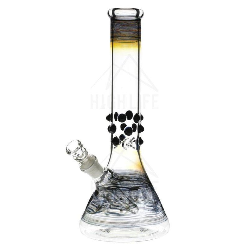 12 Beaker Bong With Marbles Black Bongs & Waterpipes