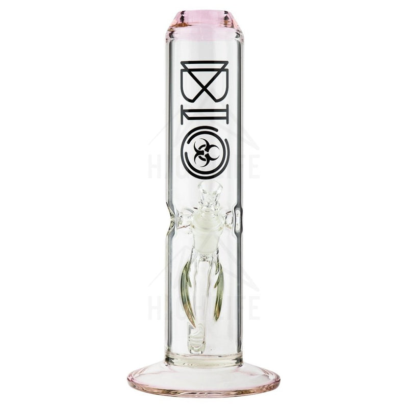 12 Bio 65Mm Straight Bong Pink Bongs & Waterpipes