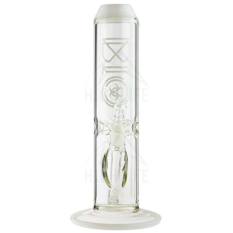 12 Bio 65Mm Straight Bong White Bongs & Waterpipes