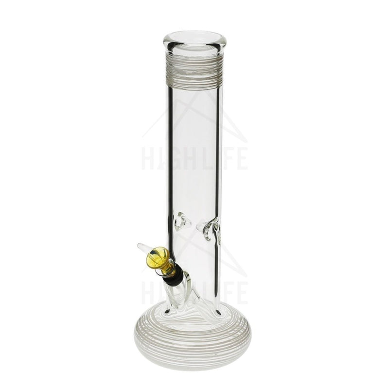 12 Hollowfoot Bong With A Slide White Bongs & Waterpipes