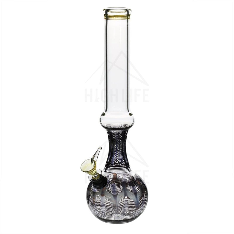 13 38Mm Ring Bong With A Slide Black Bongs & Waterpipes