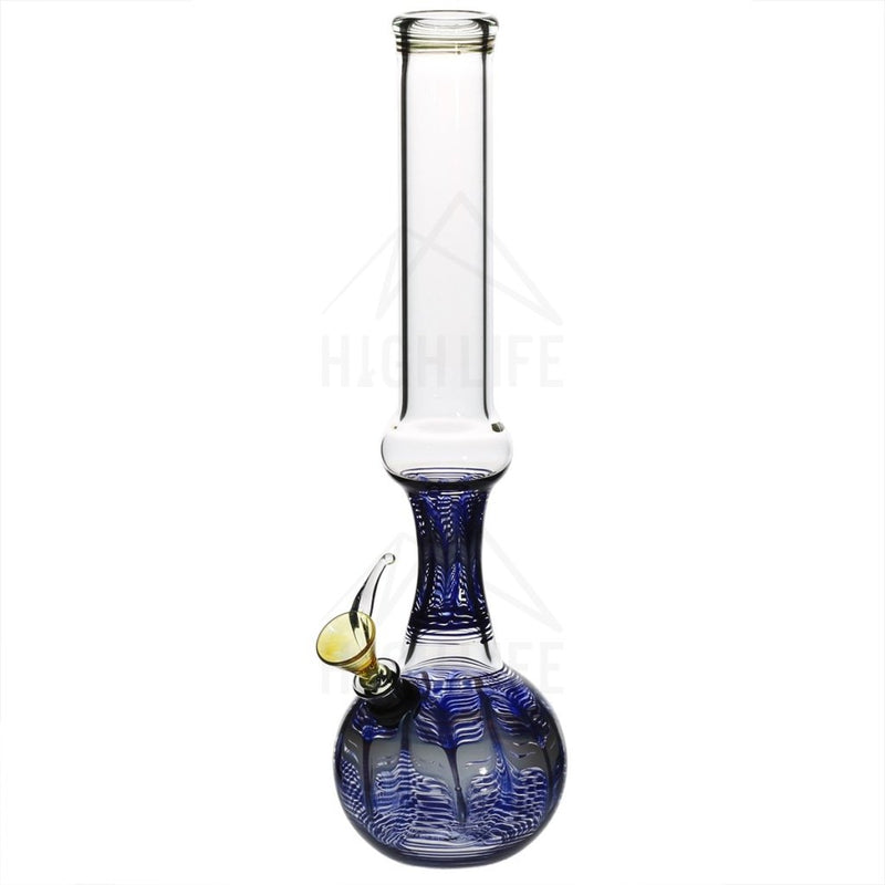 13 38Mm Ring Bong With A Slide Blue Bongs & Waterpipes