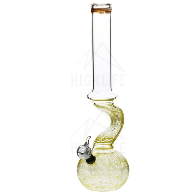 13 44Mm Ring Bong With A Slide Yellow Bongs & Waterpipes