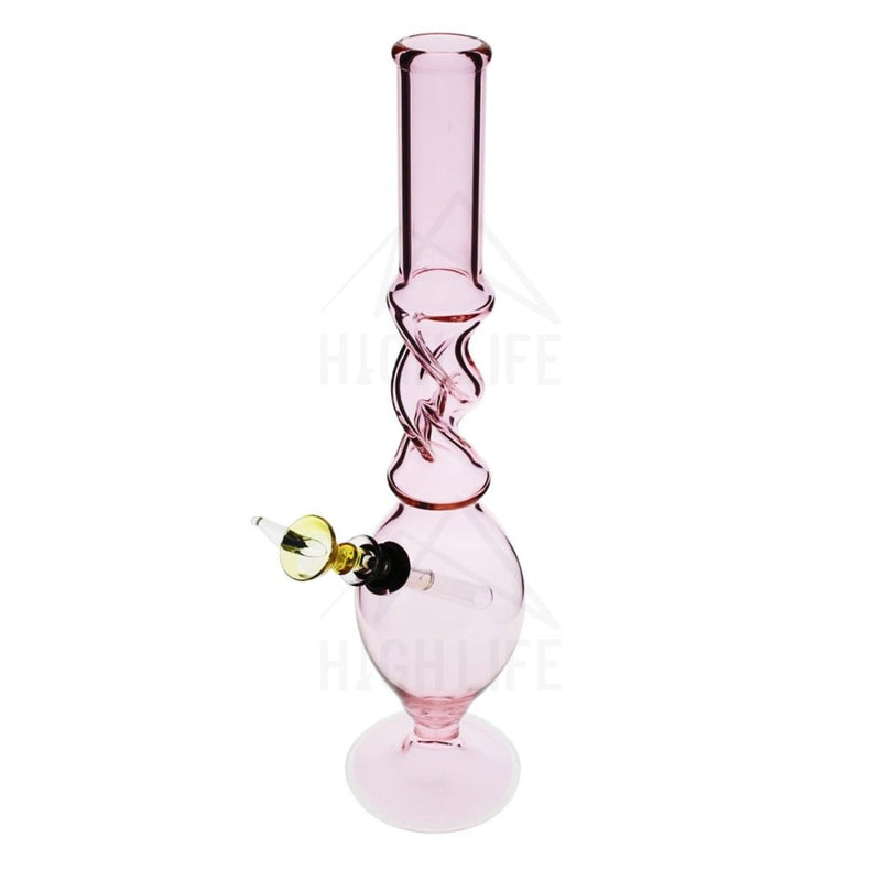 13 Twist Bong With A Slide Pink Bongs & Waterpipes