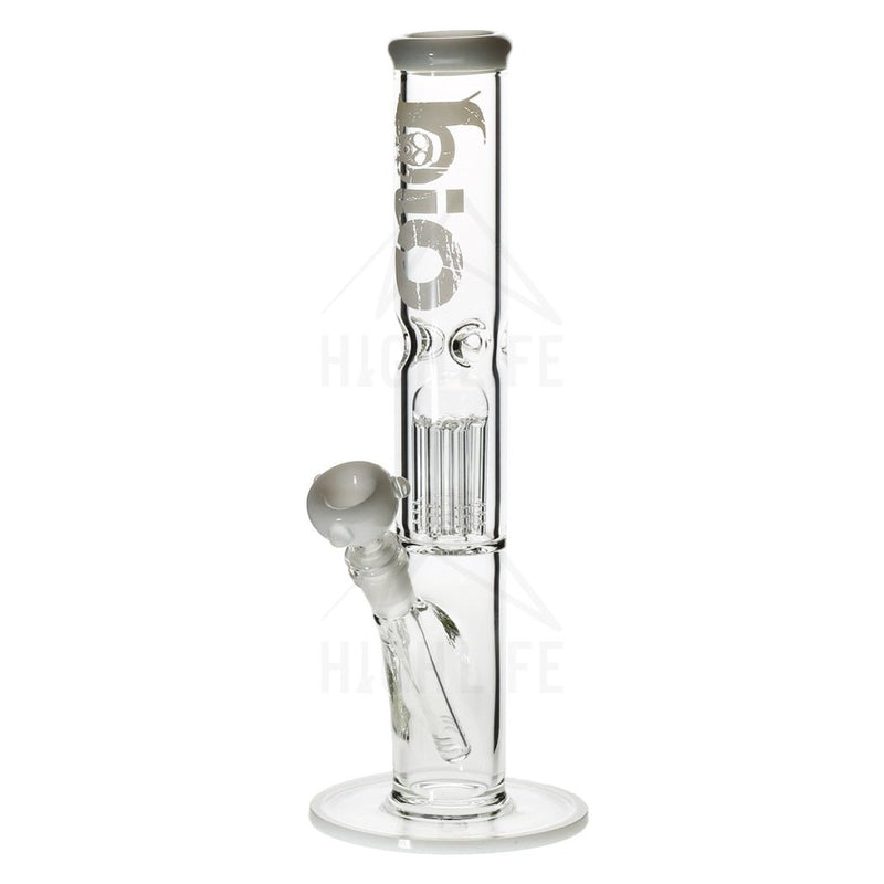 14 Bio 50Mm Tree Straight Bong White Bongs & Waterpipes