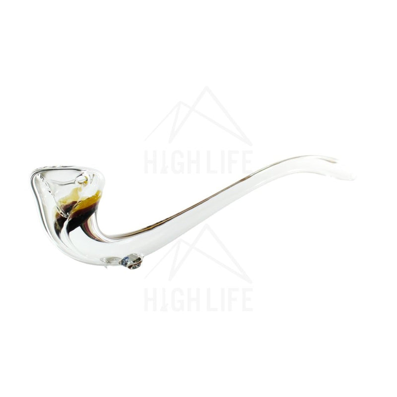 14 Gandolph Pipe - Clear Hand Pipes