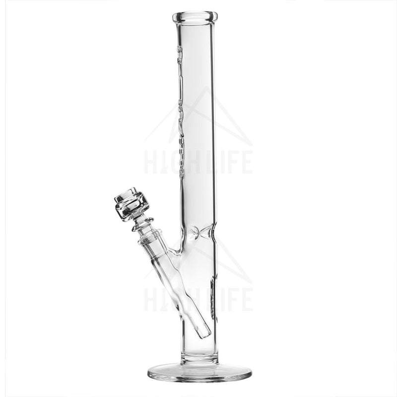 14 Pure 3D Emboss Straight Clear Bongs & Waterpipes