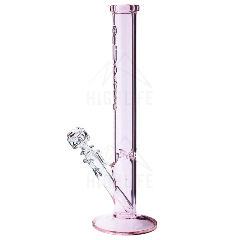 14 Pure 3D Emboss Straight Pink Bongs & Waterpipes