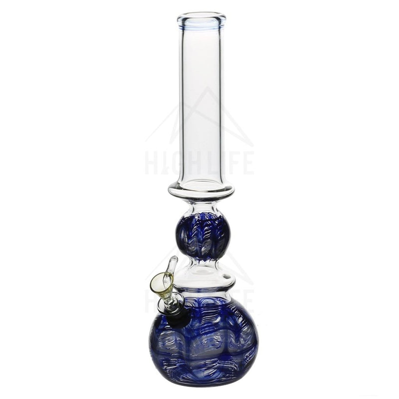 14 Ring Bubble Bong With A Slide Blue Bongs & Waterpipes