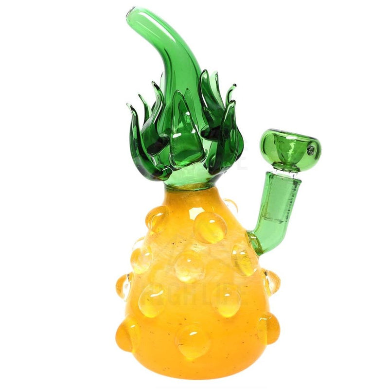 14Mm Bubble Pineapple Yellow/green Water Pipe Bongs & Waterpipes