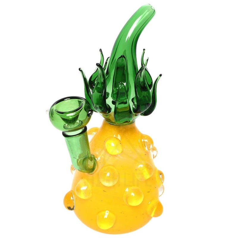 14Mm Bubble Pineapple Yellow/green Water Pipe Bongs & Waterpipes