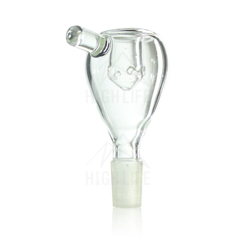 14Mm Hash Bowl With Handle - Clear Accessories