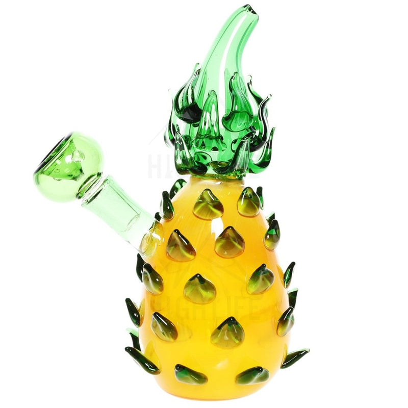 14Mm Spikey Pineapple Yellow/green Bong Bongs & Waterpipes