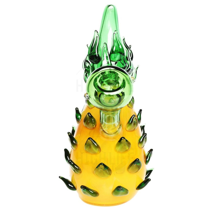 14Mm Spikey Pineapple Yellow/green Bong Bongs & Waterpipes