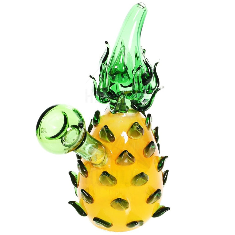 14Mm Spikey Pineapple Yellow/green Bong Bongs & Waterpipes