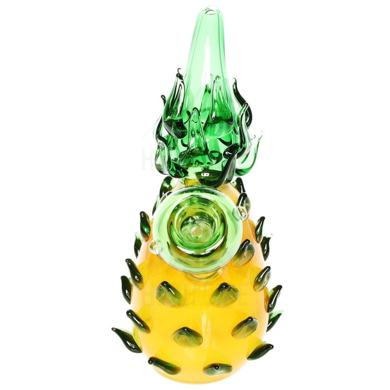 14Mm Spikey Pineapple Yellow/green Bong Bongs & Waterpipes