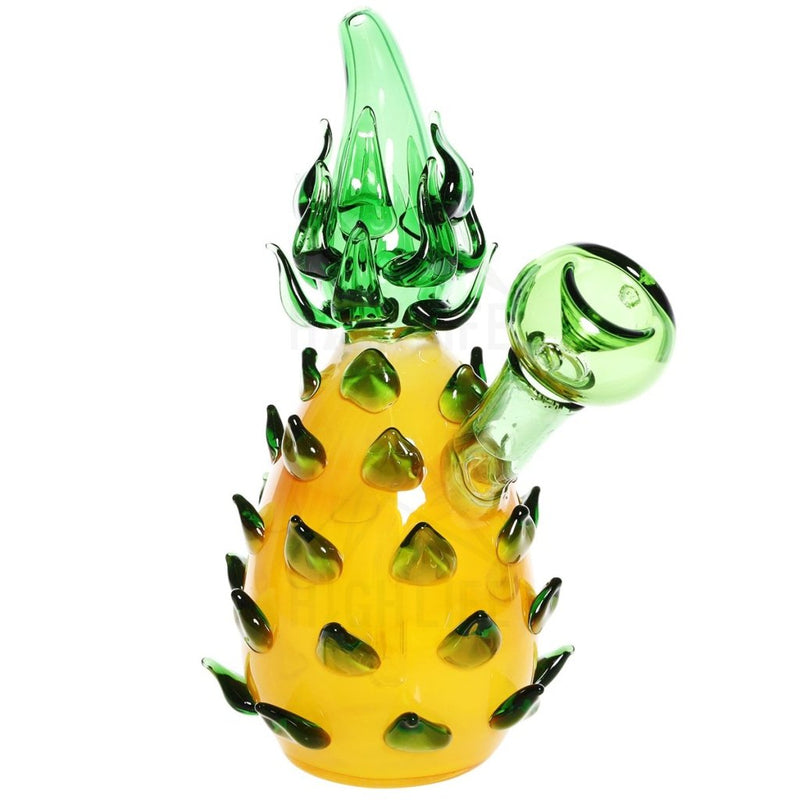 14Mm Spikey Pineapple Yellow/green Bong Bongs & Waterpipes