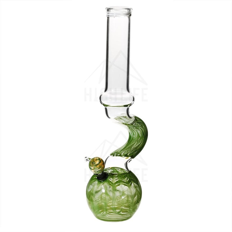 16 Bend Bong With A Slide Green Bongs & Waterpipes