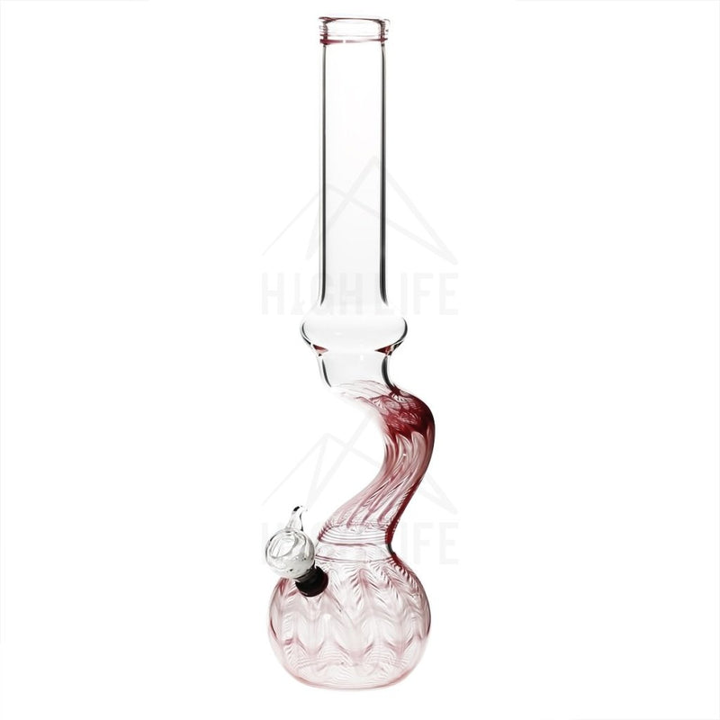 16 Bend Bong With A Slide Red Bongs & Waterpipes