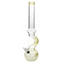 16 Bend Bong With A Slide Yellow Bongs & Waterpipes