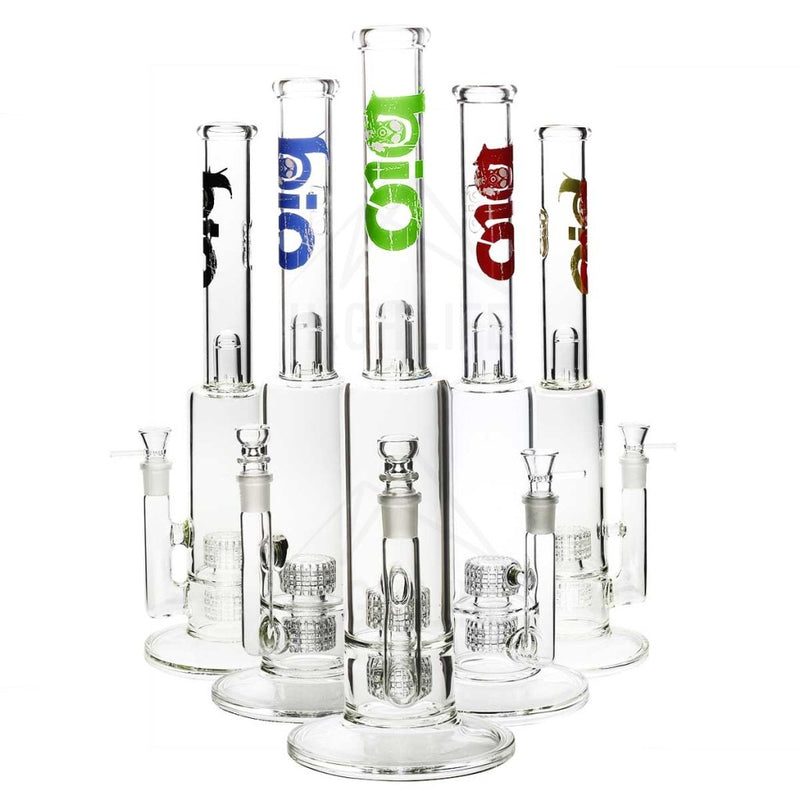 16 Bio Double Grid Bong Bongs & Waterpipes