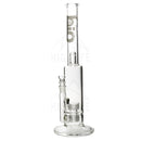 16 Bio Double Grid Bong White Bongs & Waterpipes