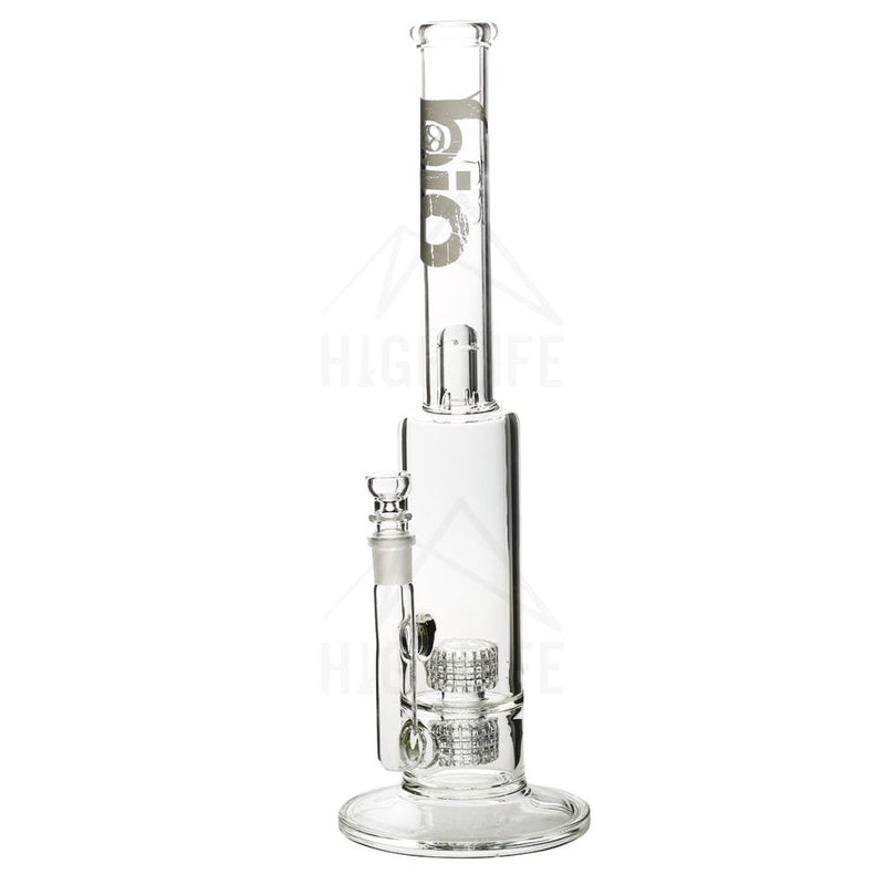 16 Bio Double Grid Bong White Bongs & Waterpipes