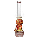 16 Double Donut Bong With A Slide Red Bongs & Waterpipes