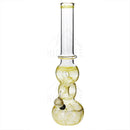 16 Double Donut Bong With A Slide Yellow Bongs & Waterpipes