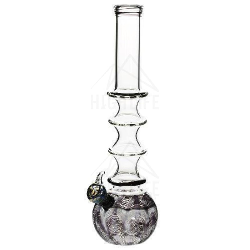 16 Four Ring Bong With A Slide Black Bongs & Waterpipes