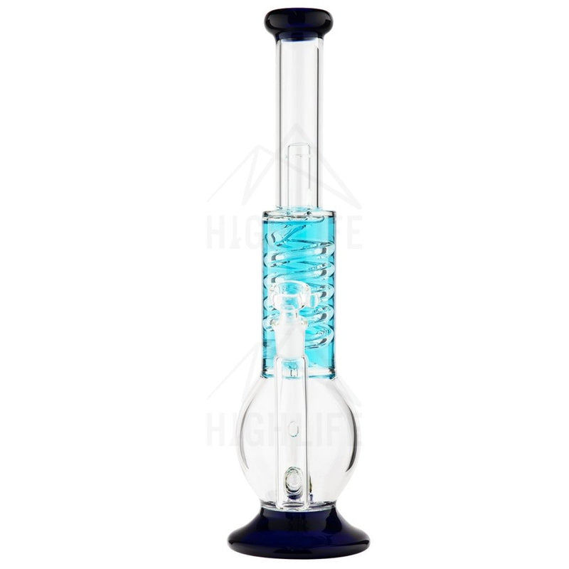 16 Grid Perc Freezeable Coil Blue Bongs & Waterpipes