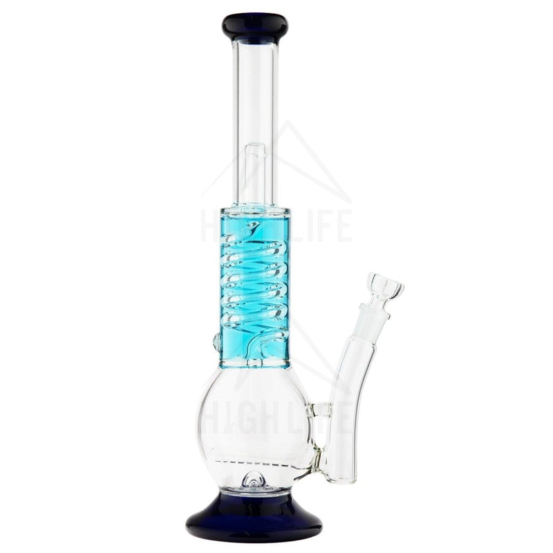 16 Grid Perc Freezeable Coil Blue Bongs & Waterpipes