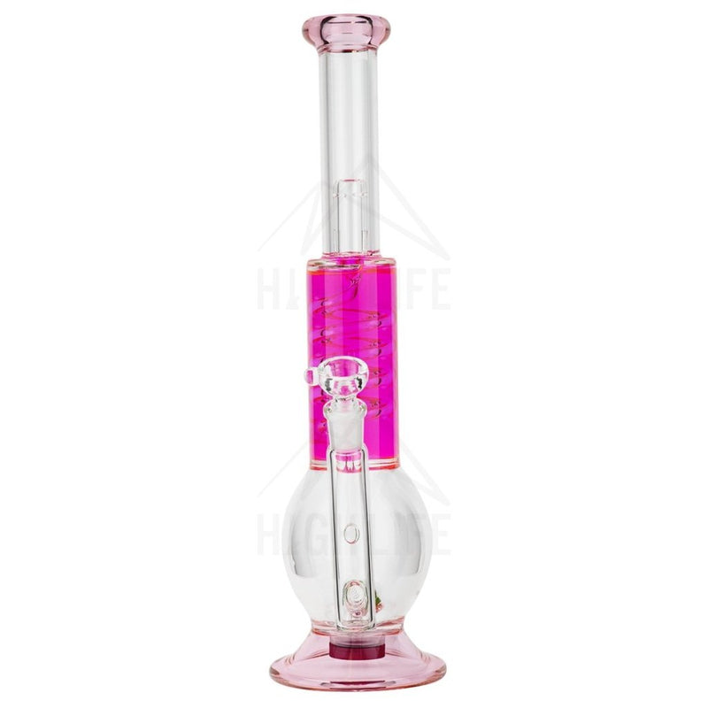 16 Grid Perc Freezeable Coil Pink Bongs & Waterpipes