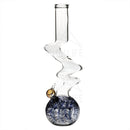 16 Three Elbow Bong With A Slide Black Bongs & Waterpipes