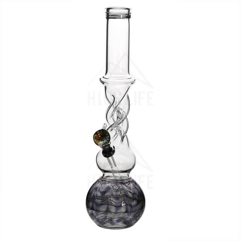 16 Twist Bong With A Slide Black Bongs & Waterpipes